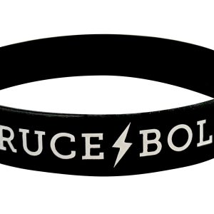 BRUCE BOLT Silicone Bracelet - Black