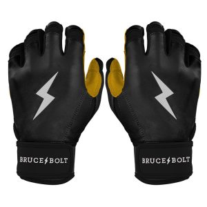 PREMIUM PRO Short Cuff Batting Gloves - BLACK